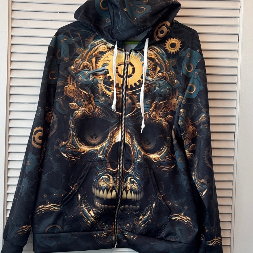 Amazon Black and Gold Graphic Hoodie